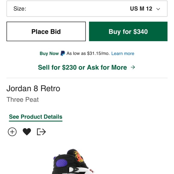 Jordan 8 Three-peet - Picture 7 of 7